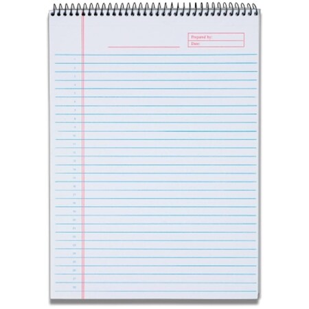 Tops Rr Donnelley 8.5 in. X 11 in. Docket Gold Spiral Tablet 99710